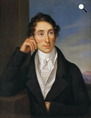Caroline Bardua:Carl Maria von Weber portréja, 1821 (Fotó: Wikipédia)