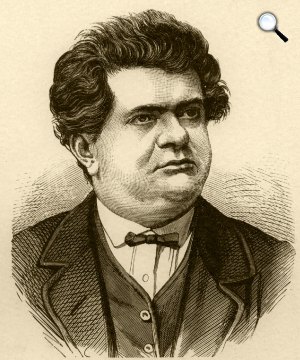 Csiky Gergely (1842-1891) drámaíró, műfordító (Fotó: OSZK)