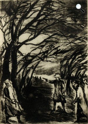 Fjodor Mihajlovics Dosztojevszkij: Ördögök, illusztráció, 1935 (Fotó: fedordostoevsky.ru)