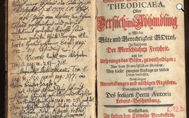 Gottfried Wilhelm Leibniz (1646-1716): Teodicea, kézirata (Fotó: Wikipédia)