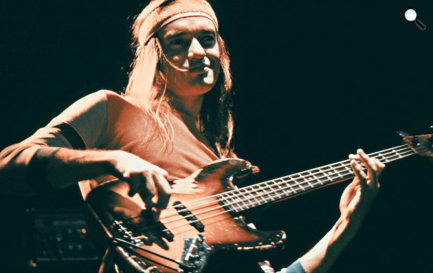 Jaco Pastorius (1951-1987) basszusgitáros, zenész (Fotó: listal.com)
