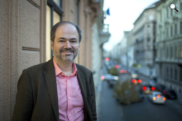 Juan Villoro mexikói író, Budapest (MTI Fotó: Mohai Balázs)