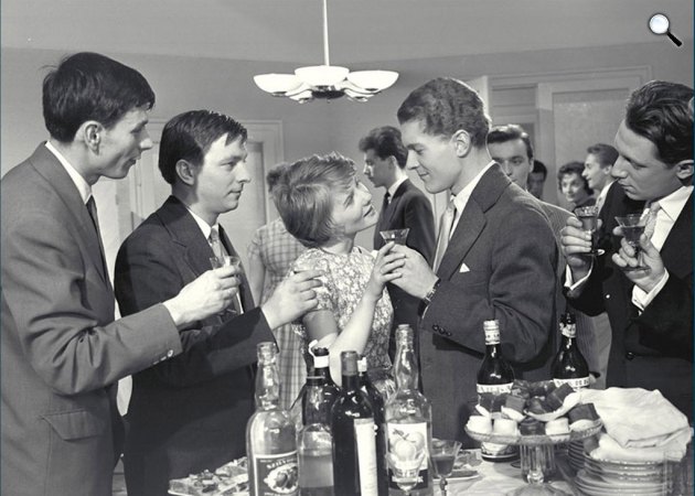 Két emelet boldogság - Krencsey Marianne, Kaló Flórián, Domján Edit, 1960 (Fotó: MaNDA