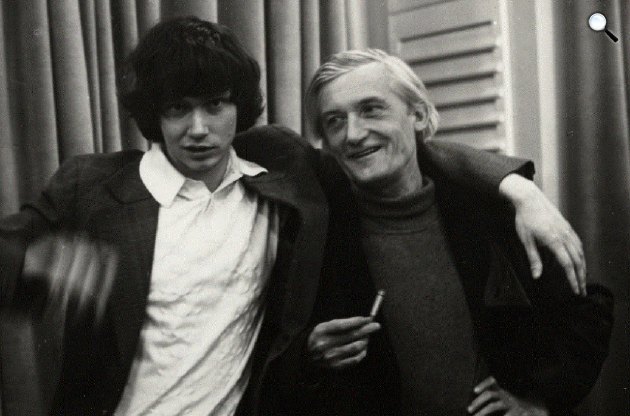 Pilinszky János költő és Kocsis Zoltán karmester, 1980 (Fotó: Mandarchív)