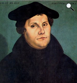 id. Lucas Cranach: Luther Márton portréja, 1529 (Fotó: Wikipédia)