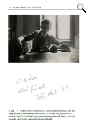 Árnyékban éles fény vagy - A Radnóti házaspár fényképei - Radnóti Miklós 1925-ben (Fotó: Jaffa Kiadó)