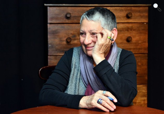 Ljudmila Ulickaja a Rózsavölgyi Szalonban Budapesten (Fotó: Rózsavölgyi Szalon)
