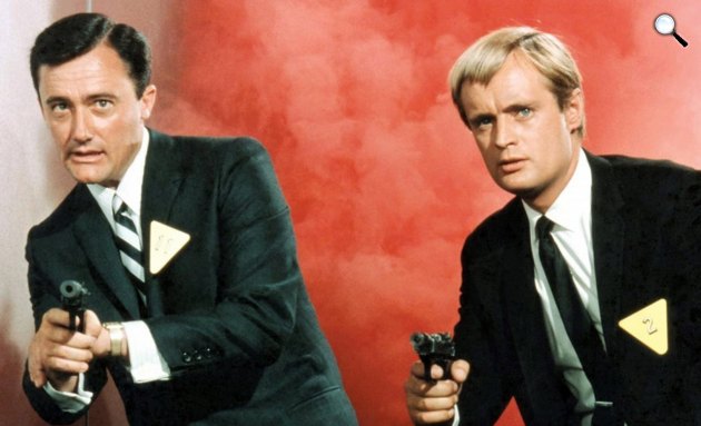The Man From U.N.C.L.E. - Robert Vaughn és David McCallum (Fotó: listal.com)