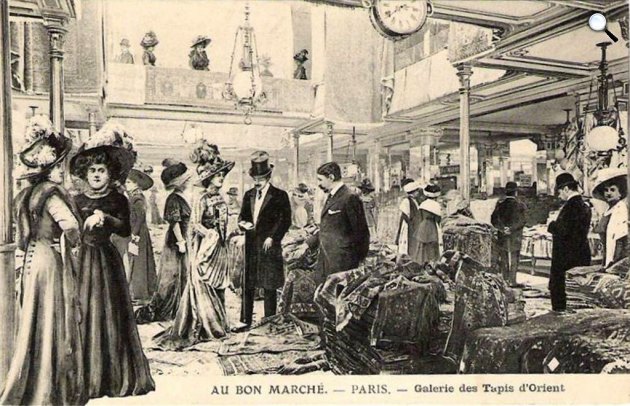Le Bon Marché áruház, Párizs, 19. század (Fotó: Direct Matin)