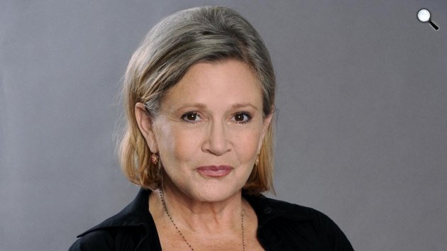Carrie Fisher (1956-2016) színésznő, forgatókönyvíró (Fotó: listal.com)