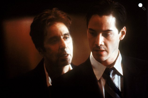 Az ördög ügyvédje - Al Pacino és Keanu Reeves, 1997 (Fotó: listal.com)