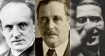 Gerhart Hauptmann, H.G. Wells és Moholy-Nagy László (Fotók: babelio.con, guggeinheim.org)
