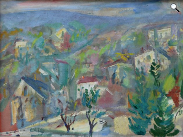 Márffy Ödön: Rózsadomb, 1952 (Fotó: MissionArt Galéria)