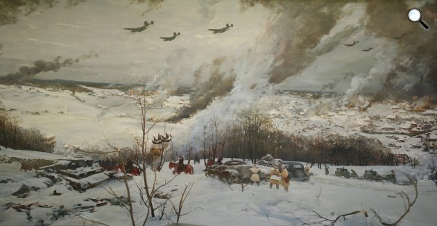 A moszkvai csata, 1941 (Fotó: Diorama Museum)
