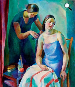 Patkó Károly: Fésülködés (Toilette), 1929 (Fotó: Kieselbach Galéria)