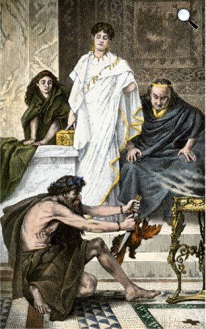 Római haruspex-ceremónia (Fotó: romanbath.co.uk)