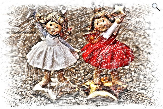Karácsonyi angyal figurák (Fotó: pixabay.com)
