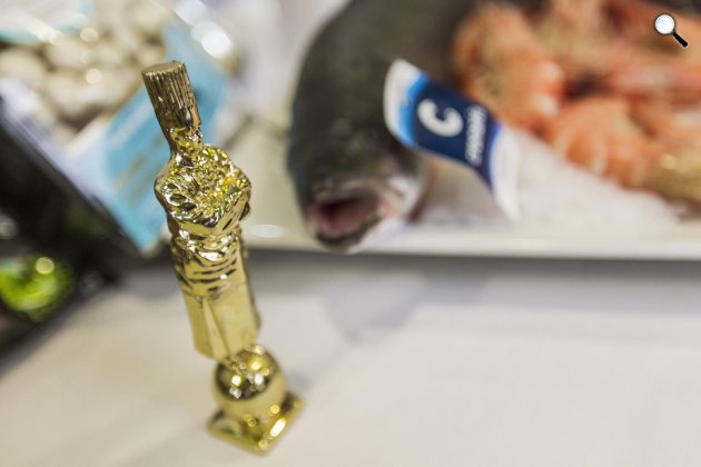 A Bocuse d'Or díjának szobra (MTI Fotó: Szigetváry Zsolt)
