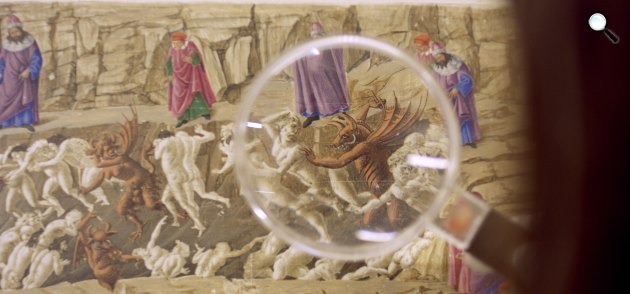 A művészet templomai - Botticelli: Dante pokla (Fotó: Pannonia Entertainment) - ördög