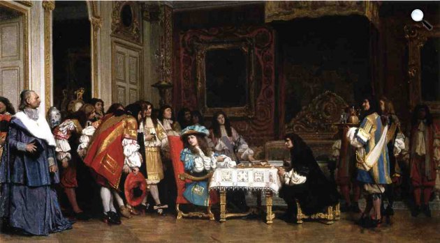 Jean-Léon Gérôme: XIV. Lajos és Moliere, 1862
