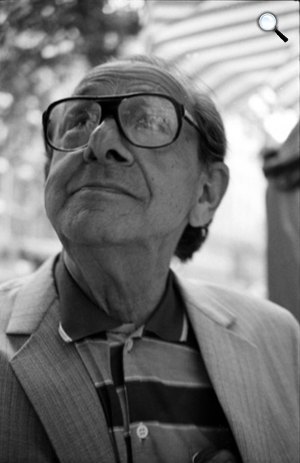 Kolozsvári Grandpierre Emil (1907-1992) író, műfordító, esszéista, 1989 (Fotó: OSZK)