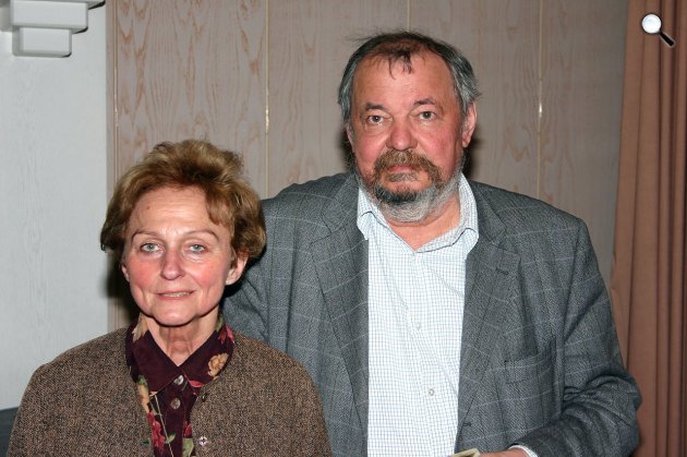 Vathy Zsuzsa író és férje, Lázár Ervin író, 2005 (Fotó: Wikipédia)