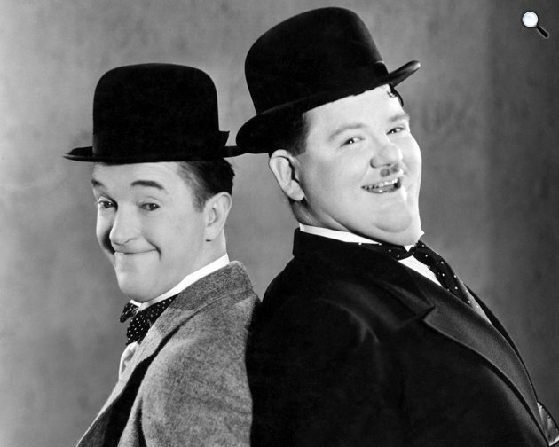 Stan és Pan - Stan Laurel és Oliver Hardy (Fotó: listal.com)