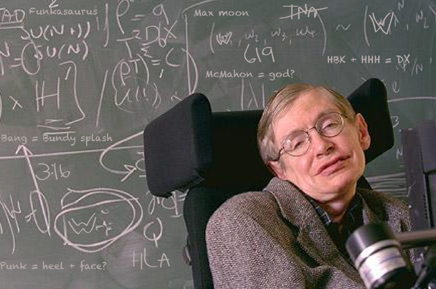Stephen Hawking fizikus tudós (Fotó: CNN)
