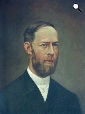 Heinrich Rudolf Hertz (1857-1894) fizikus (Fotó: Wikipédia)