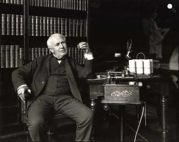 Thomas Alva Edison (1847-1931) feltaláló, tudós (Fotó: Wikipédia)