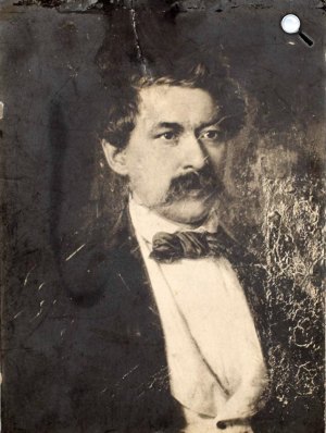 Barabás Miklós: Arany János (1817-1882) költőről készült festmény fotója (Fotó: OSZK)