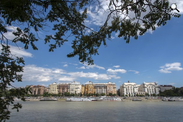 Budapest, Duna-part, Palatinus házak (Fotó: Gyulai Szilvia)