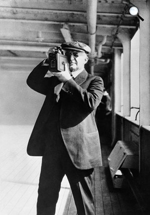 George Eastman (1854-1932) a celluloid film feltalálója, a Kodak megalapítója (Fotó: eastman.org)