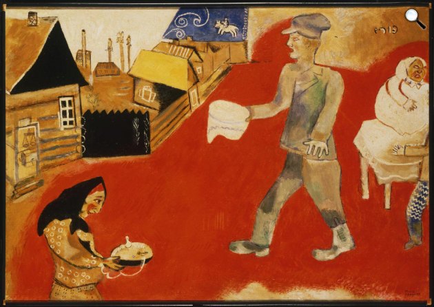 Marc Chagall - Purim, 1916-1917 (Fotó: Philadelphia Museum of Art)