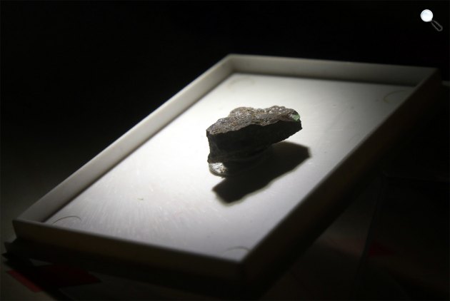 Rudabányait nevű új ásványt fedeztek fel Rudabányán (MTI Fotó: Tóth László)