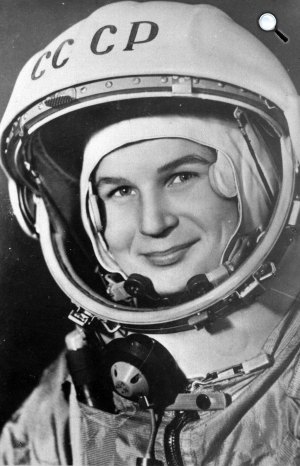 Valentyina Tyereskova, az első nő és az első civil az űrben (Fotó: Wikipédia)