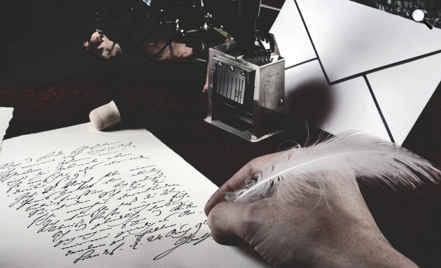 Vers, levél, tinta, toll (Fotó: pixabay.com)