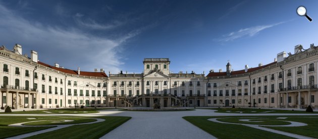 Az Esterházy-kastély, Fertőd (Fotó: Eszterháza Központ / Batár Zsolt)