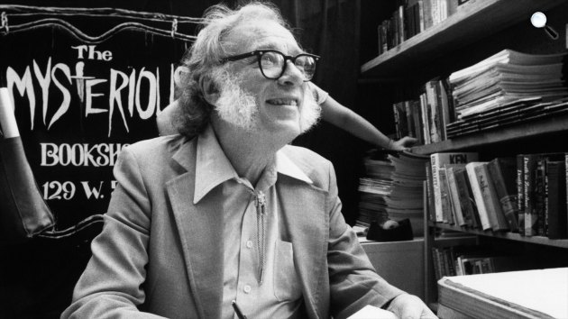Isaac Asimov (1920-1992) író, biokémikus (Fotó: babelio.com)