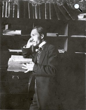 Juhász Gyula (1883-1937) költő, publicista, Szakolca, 1912-1913 (Fotó: PIM)