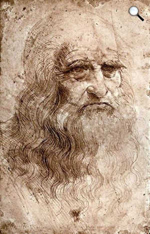 Leonardo da Vinci (1452 - 1519): Önarckép, 1510 (fotó: Wikiart)