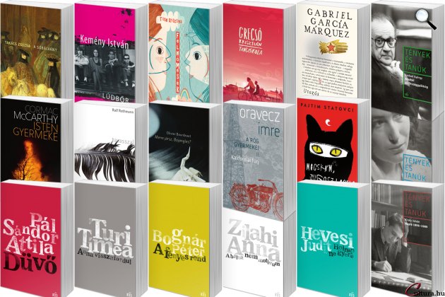 Magvető Kiadó - könyvek 2017 (Fotó: cultura.hu)