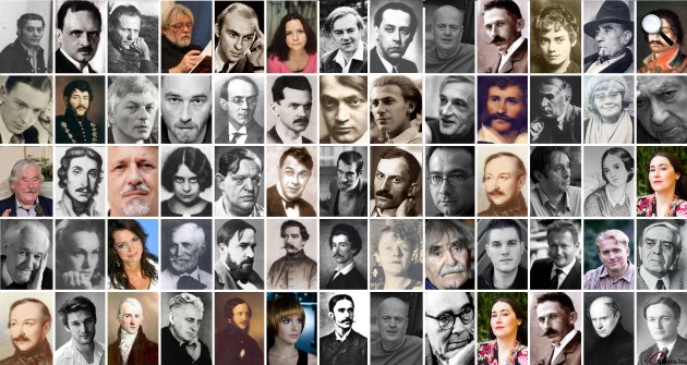 Magyar költők, írók (Fotó: PIM, OSZK, Cultura.hu)