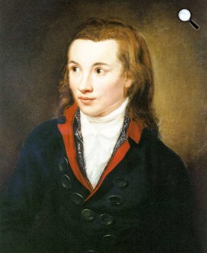 Friedrich Leopold von Hardenberg Novalis (1772-1801) romantikus költő (Fotó: Wikipédia)