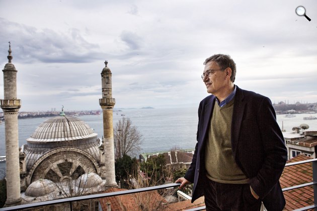 Orhan Pamuk (1952– ) Nobel-díjas író, Isztambul (Fotó: babelio.com)