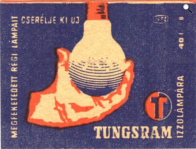 Tungsram Volfrámlámpa-plakát (Fotó: Wikipédia)