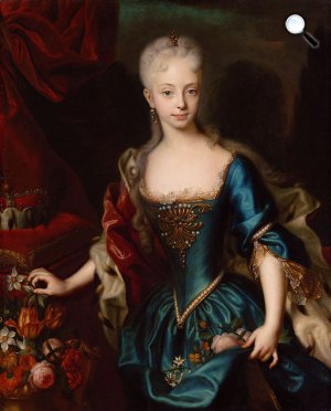 Andreas Möller: Mária Terézia főhercegnő (1717-1780), 1729 körül (Fotó: Kunsthistorisches Museum)