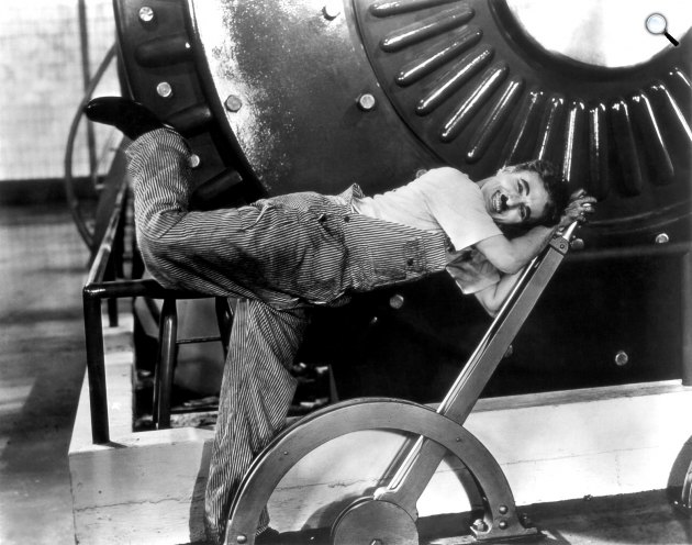 Chaplin: Modern idők - Charlie Chaplin, 1936 (Fotó: Pannonia Entertainment)