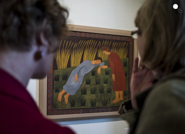 Ferenczy-család kiállítása, Kápolnásnyék, 2017 (MTI Fotó: Bodnár Boglárka)