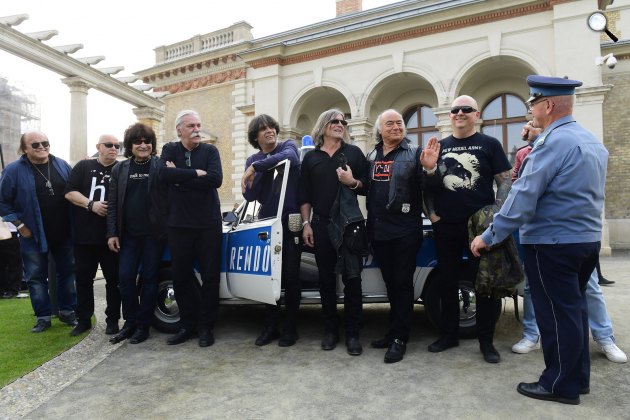 Rocklegendák több mint 30 év után az egykori Ifiparkban, Budapest (MTI Fotó: Kovács Tamás)